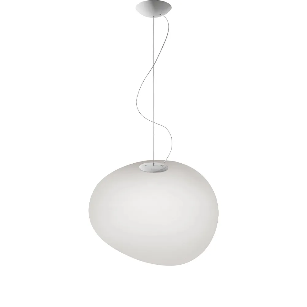 Gregg grande candeeiro pendente, Branco Foscarini