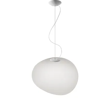 Gregg grande candeeiro pendente - Branco - Foscarini