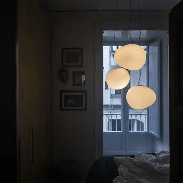 Gregg grande candeeiro pendente - Branco - Foscarini