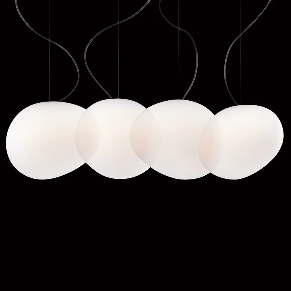 Gregg pendente média, Branco Foscarini