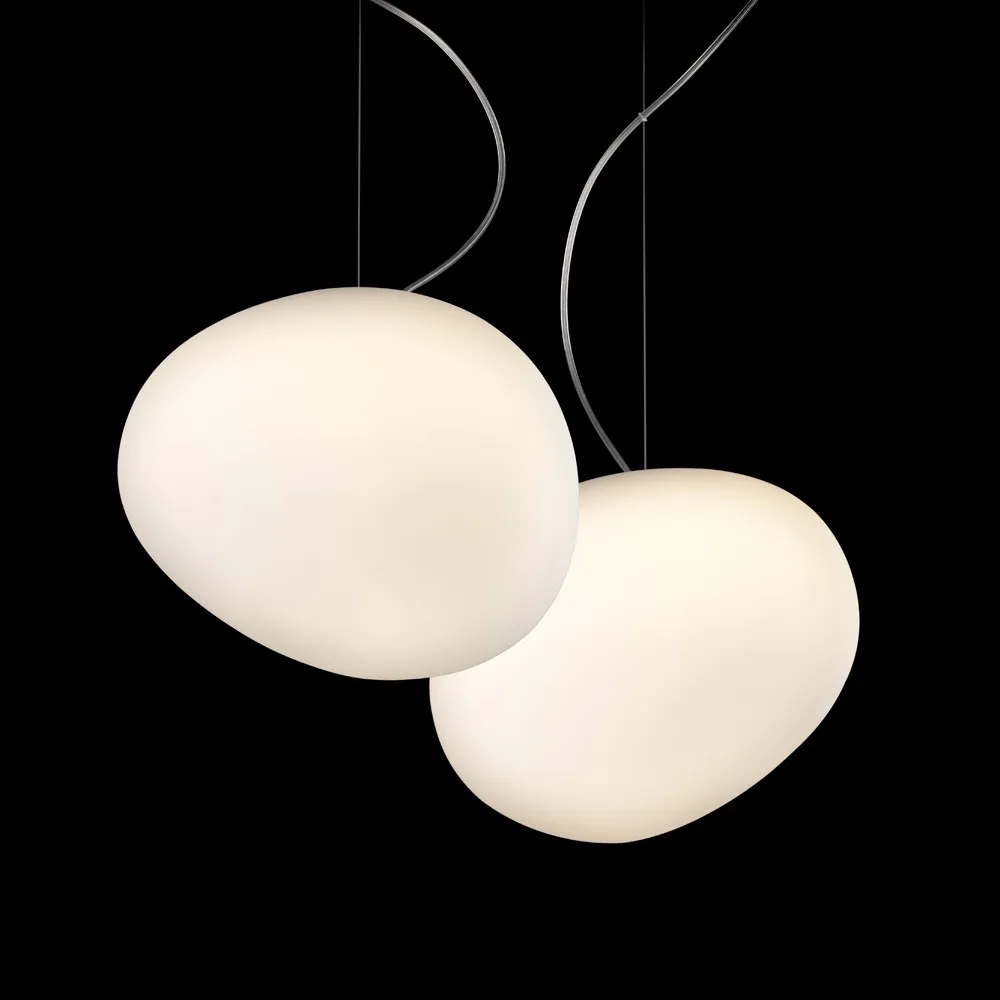 Gregg pendente média, Branco Foscarini