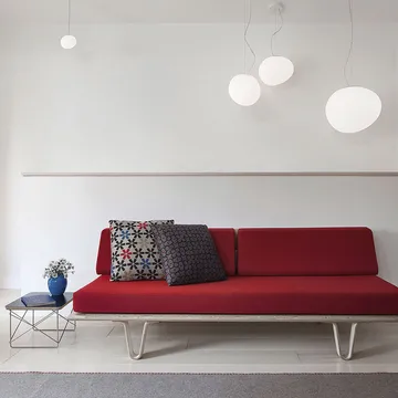 Gregg piccola pendente  - Branco - Foscarini