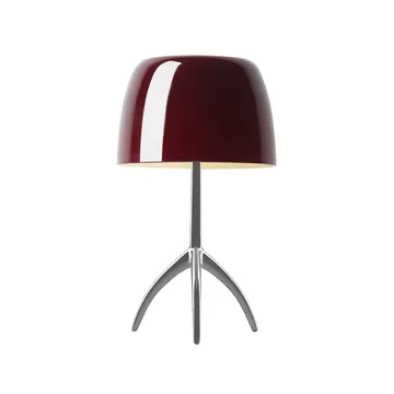 Lumiere Grande candeeiro de mesa regulável - vermelho cereja, alumínio - Foscarini