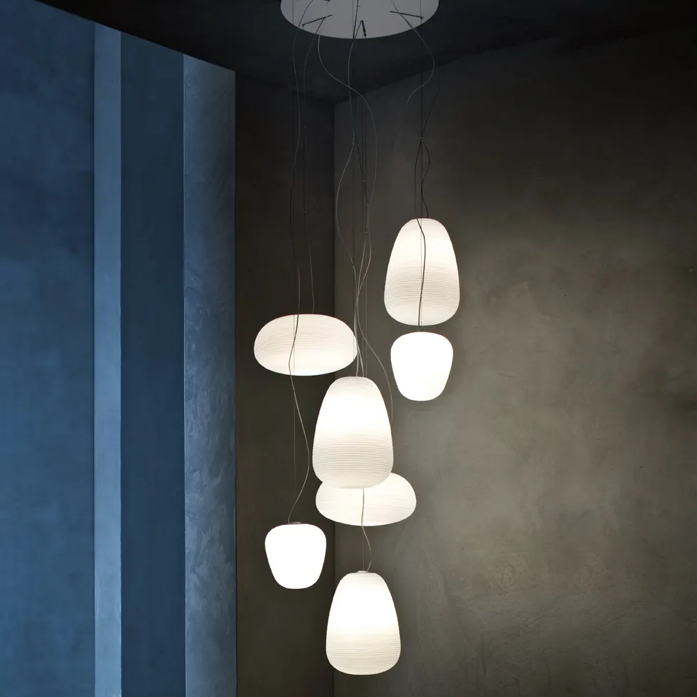 Rituals 3 pendente, Branco Foscarini