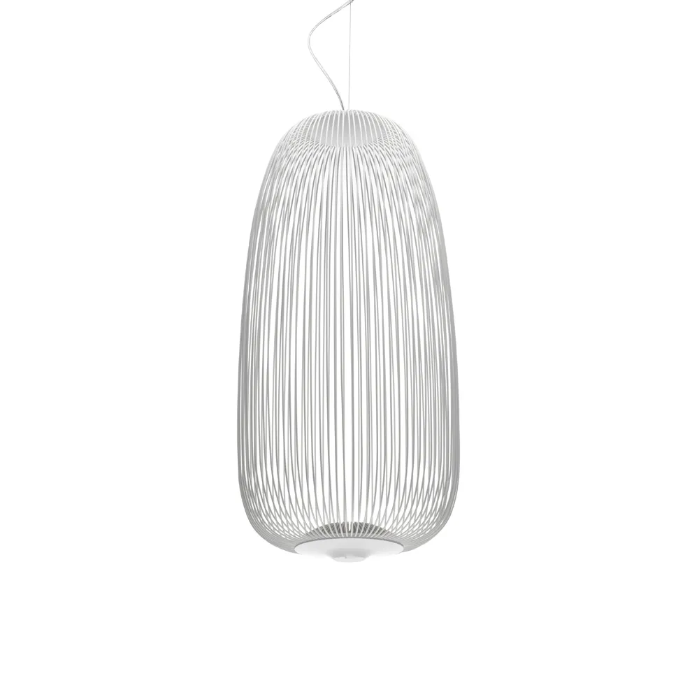 Spokes 1 candeeiro pendente, Branco Foscarini