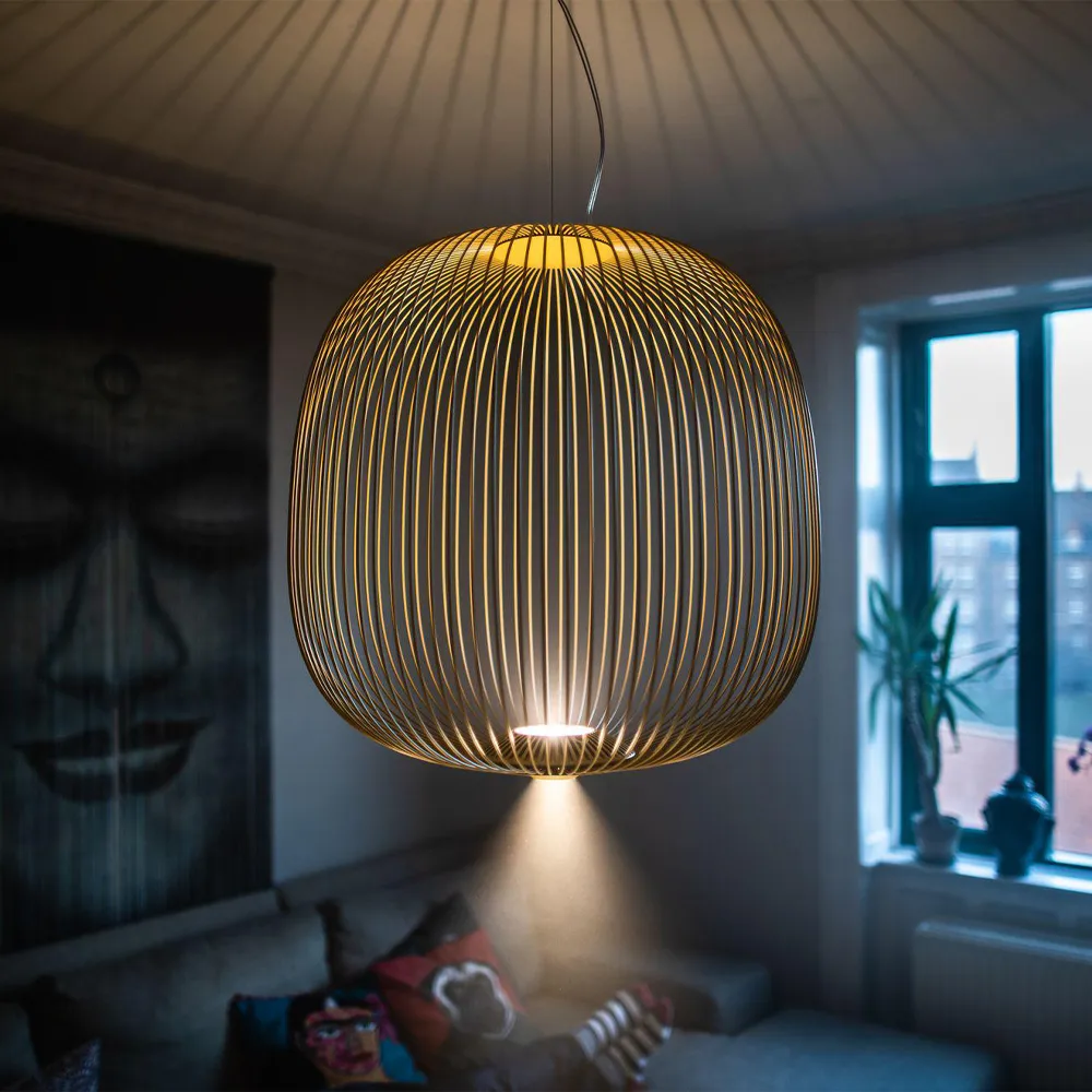 Spokes 2 candeeiro pendente, Branco Foscarini
