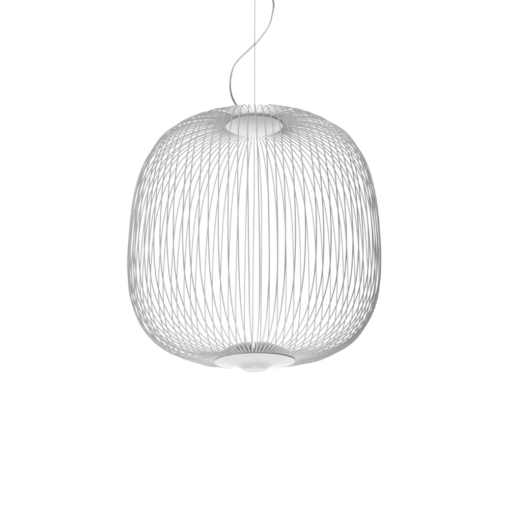 Spokes 2 candeeiro pendente, Branco Foscarini