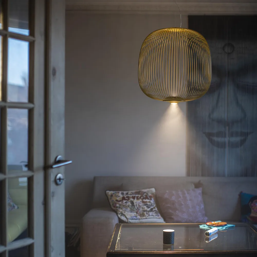 Spokes 2 pendente, Branco Foscarini