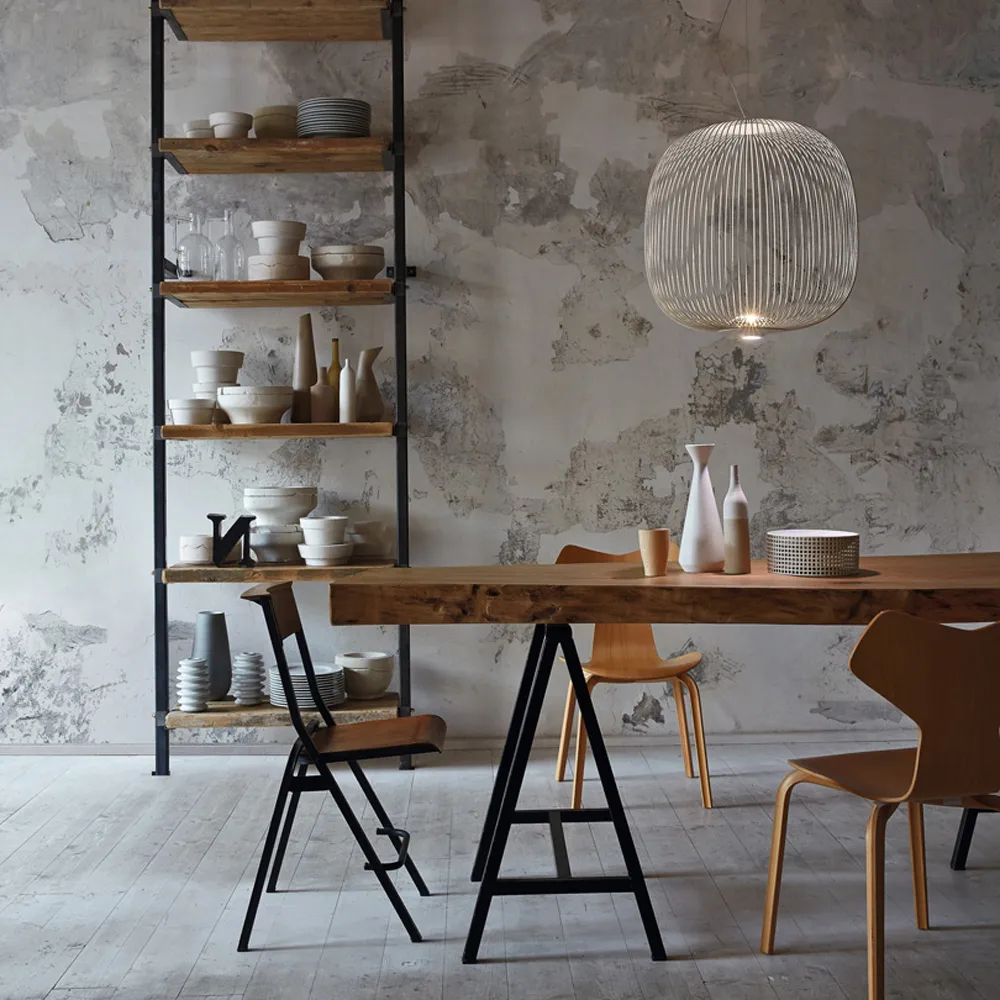 Spokes 2 pendente, Branco Foscarini