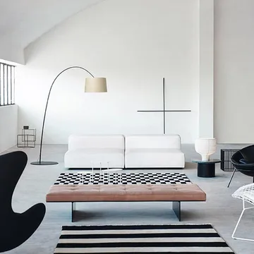 Twiggy Wood candeeiro de pé - greige - Foscarini