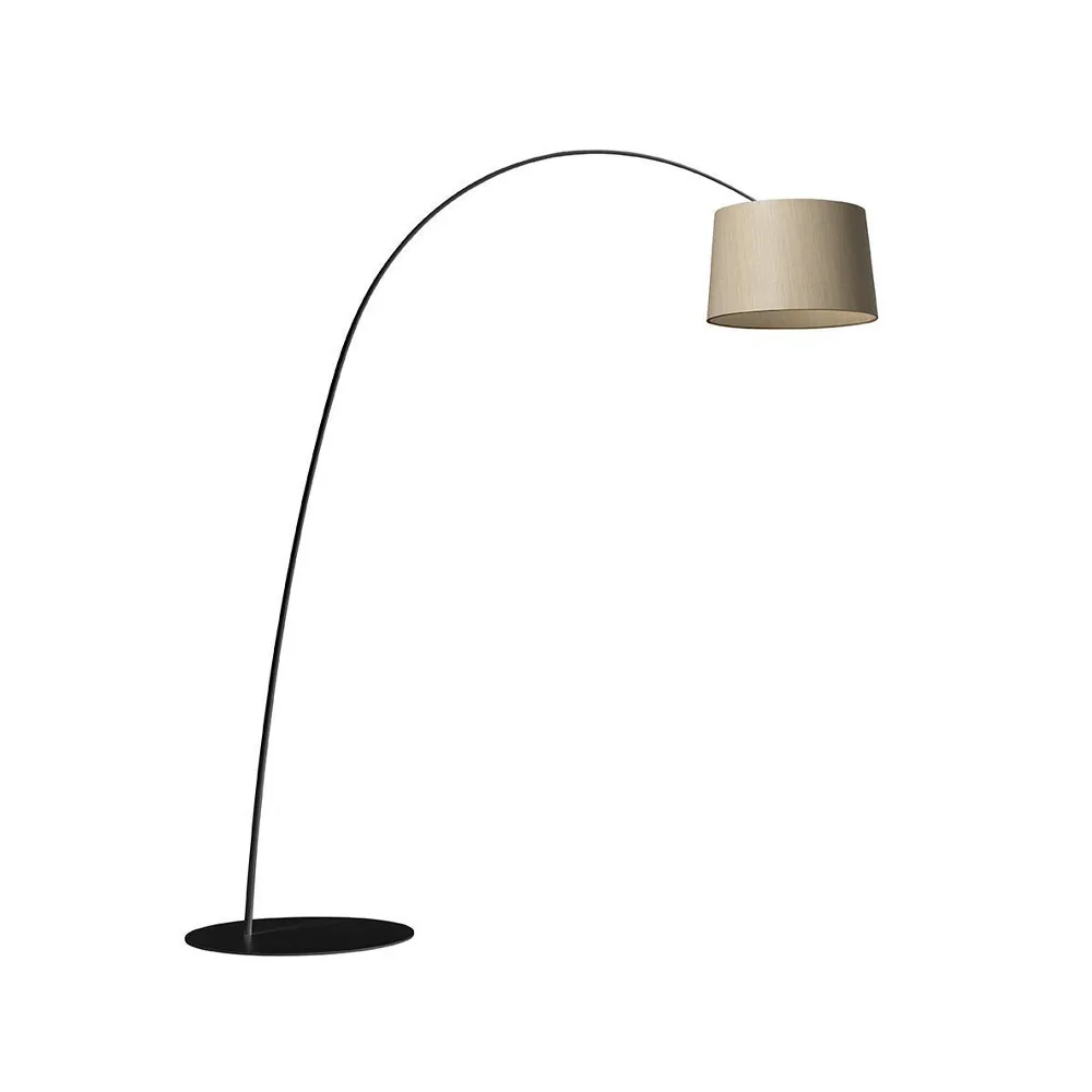 Twiggy Wood candeeiro de pé, Preto Foscarini