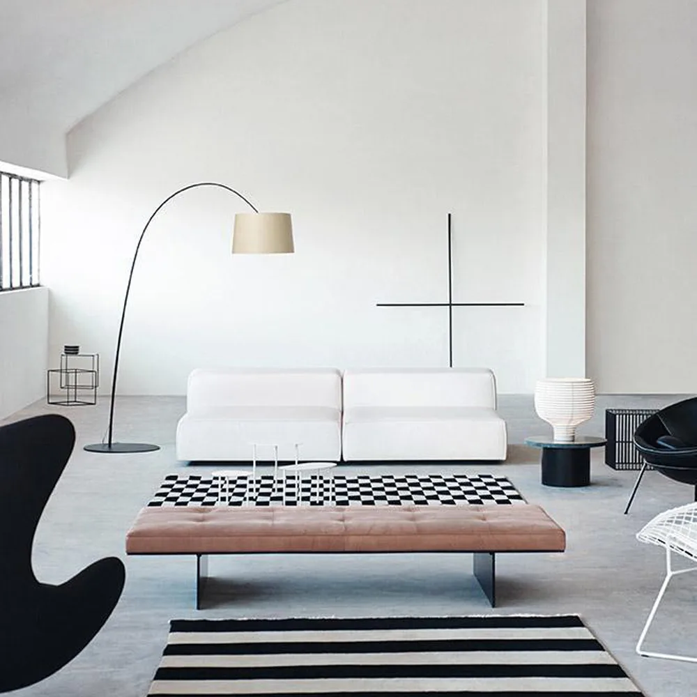 Twiggy Wood candeeiro de pé, Preto Foscarini