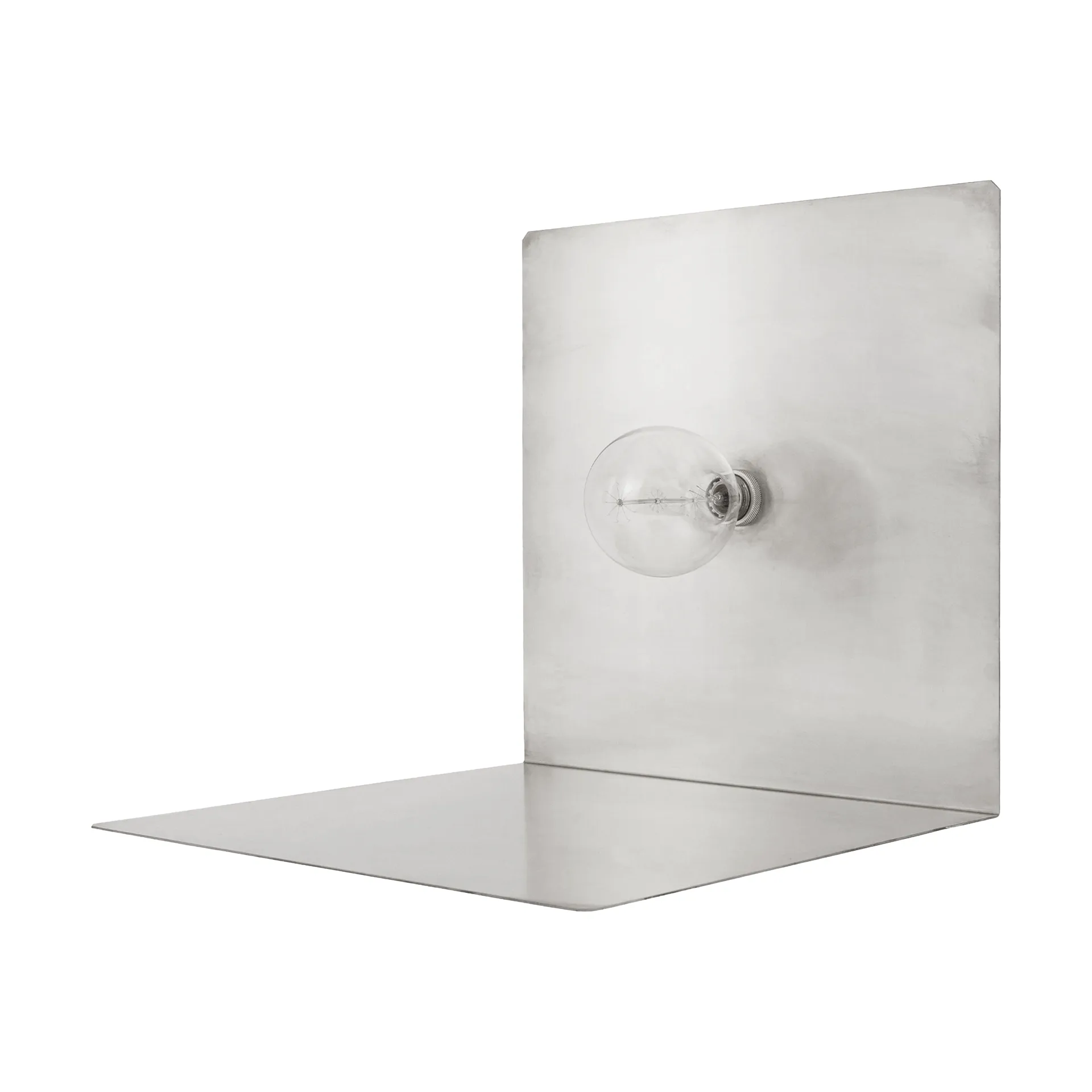 90° Floor Light candeeiro de pé, Stainless steel FRAMA