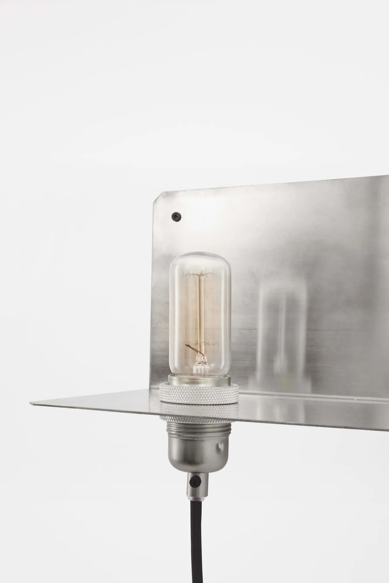 90° Wall Light candeeiro de parede, Stainless steel FRAMA