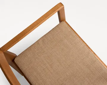 Armrest Chair 01 cadeira com braços - Bétula castanho-escura - FRAMA