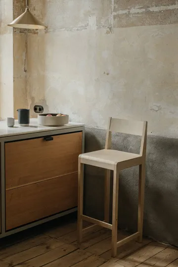 Bar Chair 01 banco de bar - Bétula, 76 cm - FRAMA