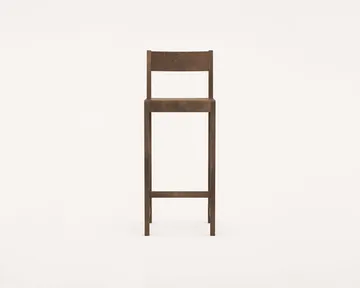 Bar Chair 01 banco de bar - Bétula castanho-escura, 76 cm - FRAMA