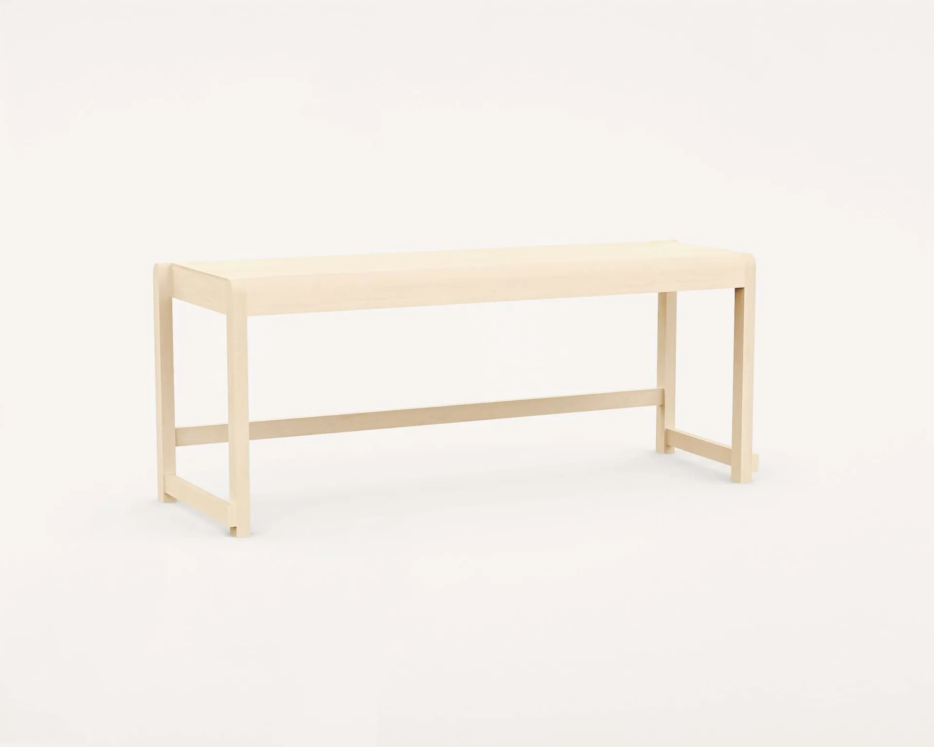 Bench 01 banco, Bétula, 114,6x37x46 cm FRAMA