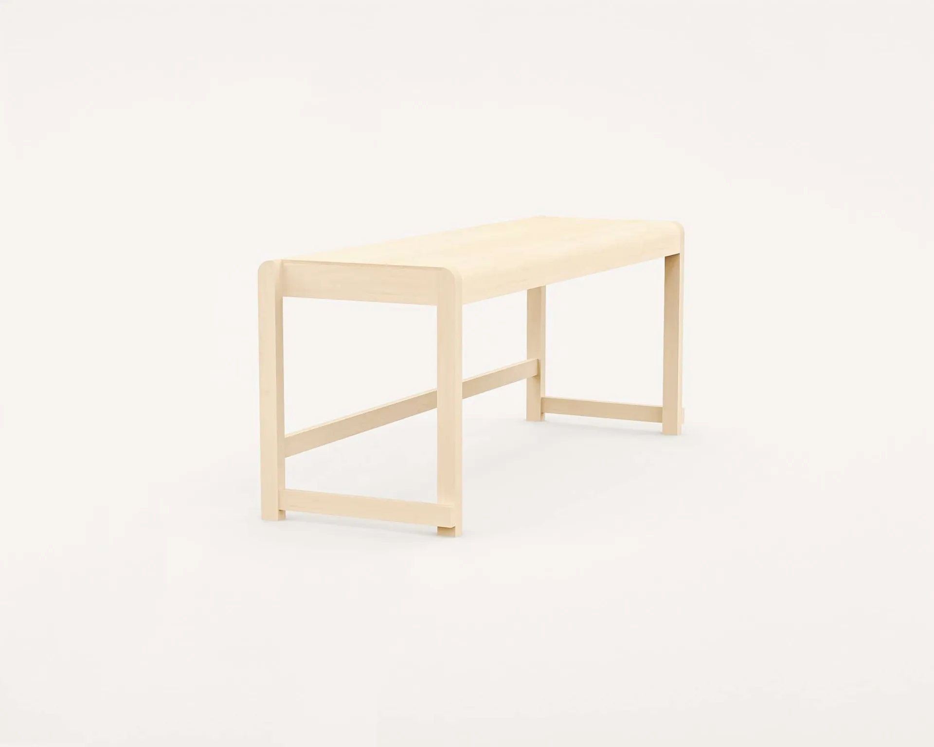 Bench 01 banco, Bétula, 114,6x37x46 cm FRAMA