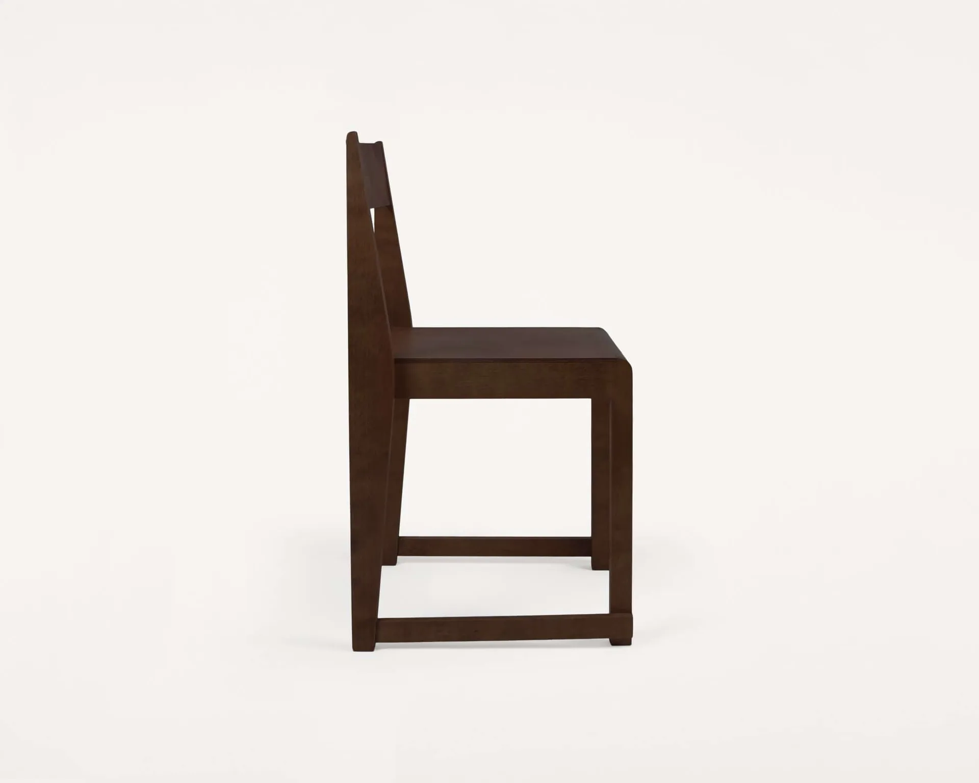 Chair 01 cadeira, Bétula castanho-escura FRAMA