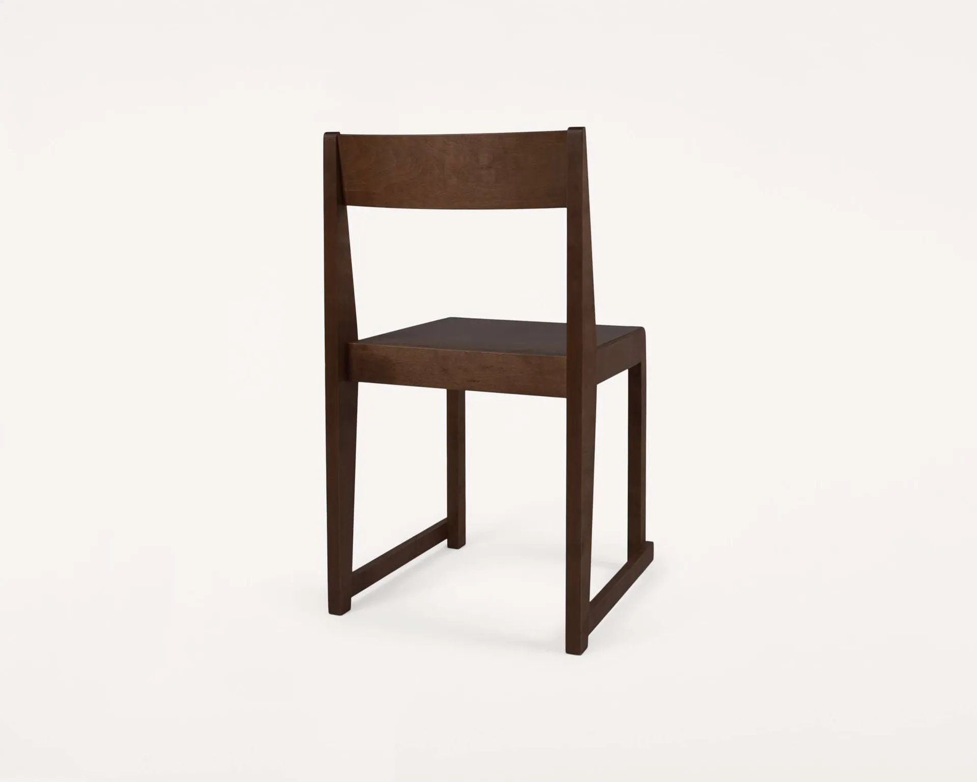 Chair 01 cadeira, Bétula castanho-escura FRAMA