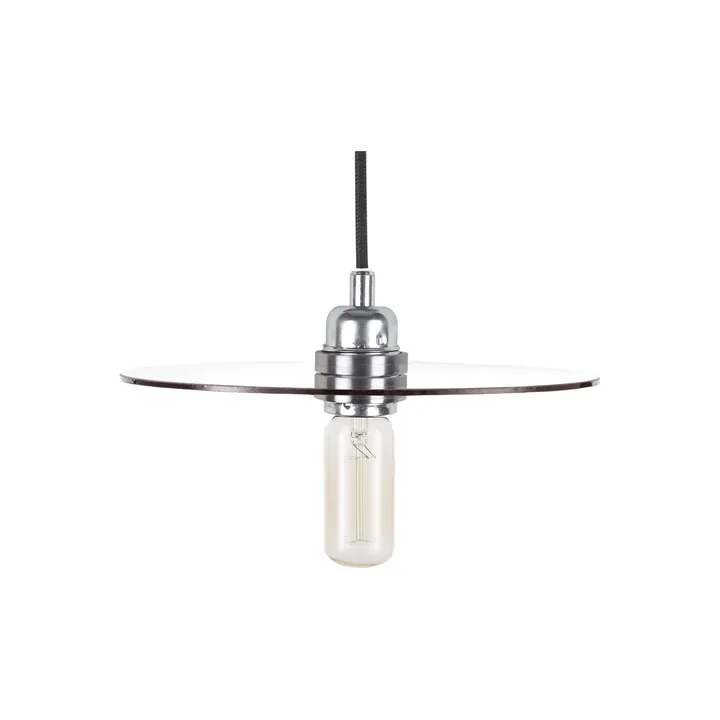 Circle Shade candeeiro de suspensão - Vidro fumado-aço, Ø25 cm - FRAMA