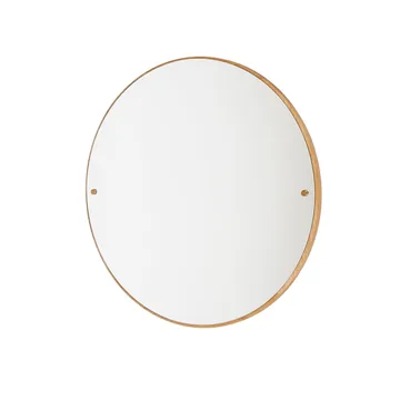 CM Circle espelho - Carvalho, large, Ø70 cm - FRAMA