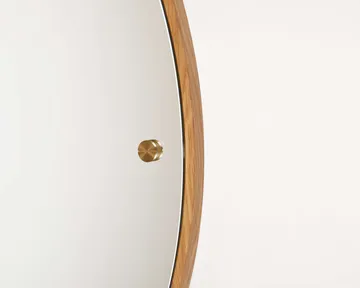CM Circle espelho - Carvalho, large, Ø70 cm - FRAMA