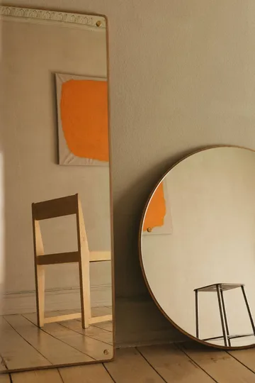CM Circle espelho - Carvalho, large, Ø70 cm - FRAMA