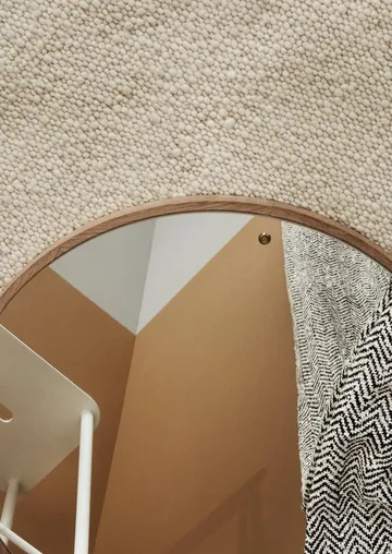 CM Circle espelho - Carvalho, medium, Ø60 cm - FRAMA