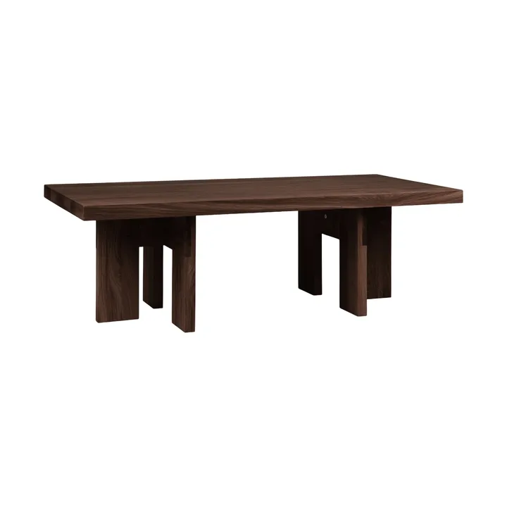 Farmhouse Rectangle mesa de centro - Carvalho escuro, 115x52x37 cm - FRAMA
