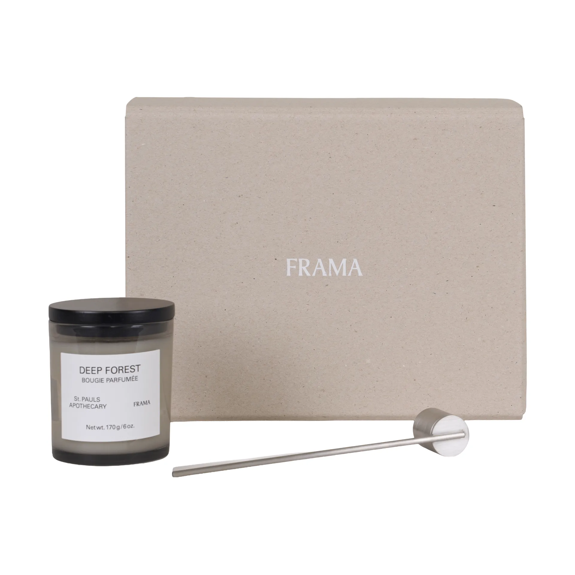 FRAMA conjunto de oferta com vela perfumada + apagador de velas, Deep Forest FRAMA