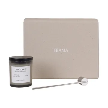 FRAMA conjunto de oferta com vela perfumada + apagador de velas - Deep Forest - FRAMA