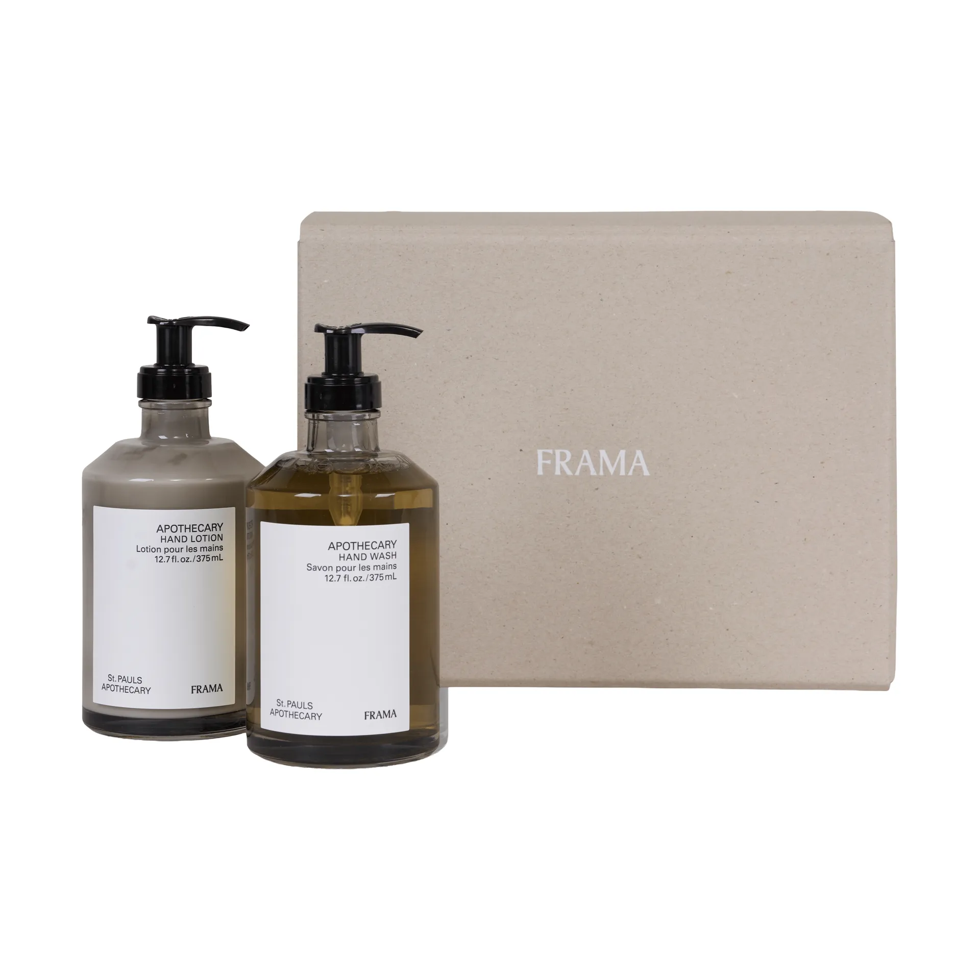FRAMA conjunto de oferta de sabonete para mãos + loção para mãos, Apothecary FRAMA
