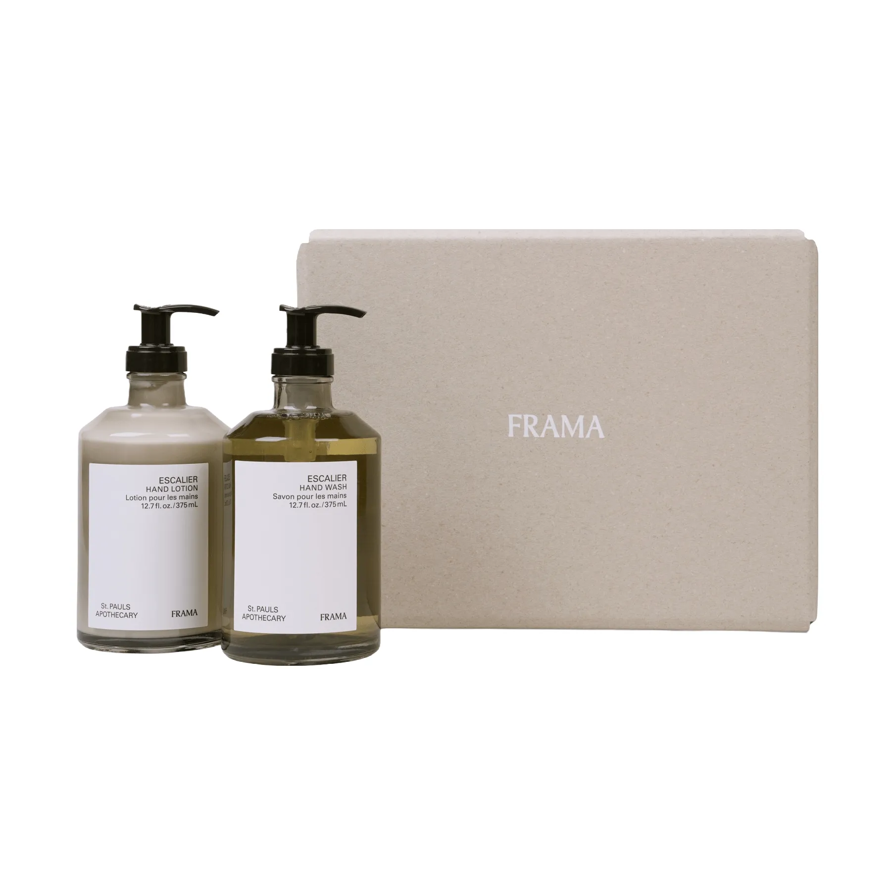 FRAMA conjunto de oferta de sabonete para mãos + loção para mãos, Escalier FRAMA