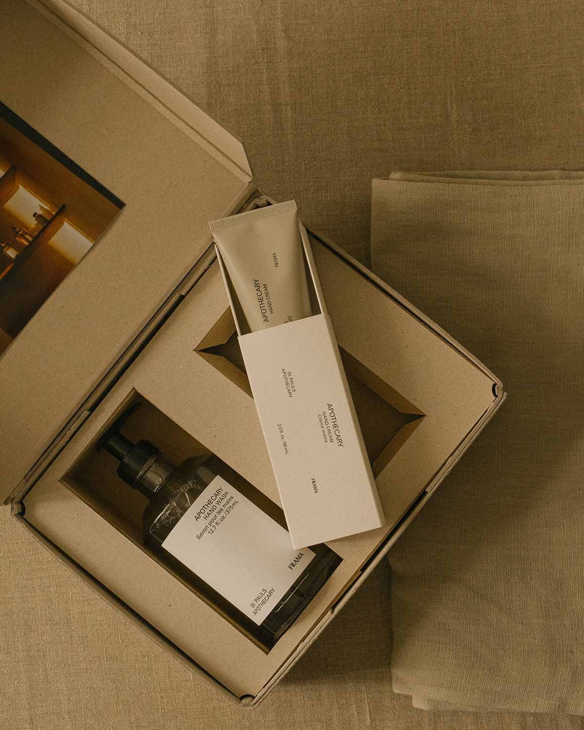 FRAMA conjunto de oferta sabonete para mãos + creme para mãos, Apothecary FRAMA