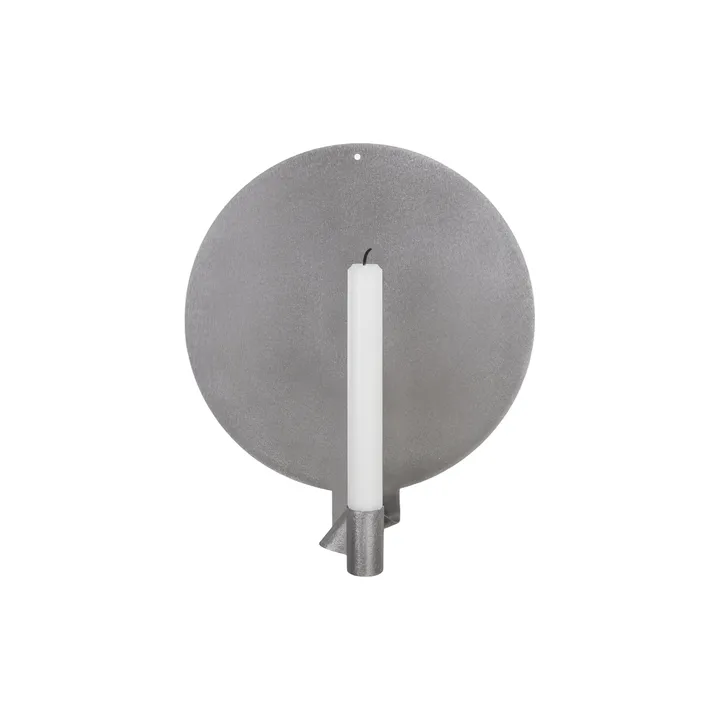 Ornament castiçal de parede - Aço inoxidável, round, 28,2 cm - FRAMA