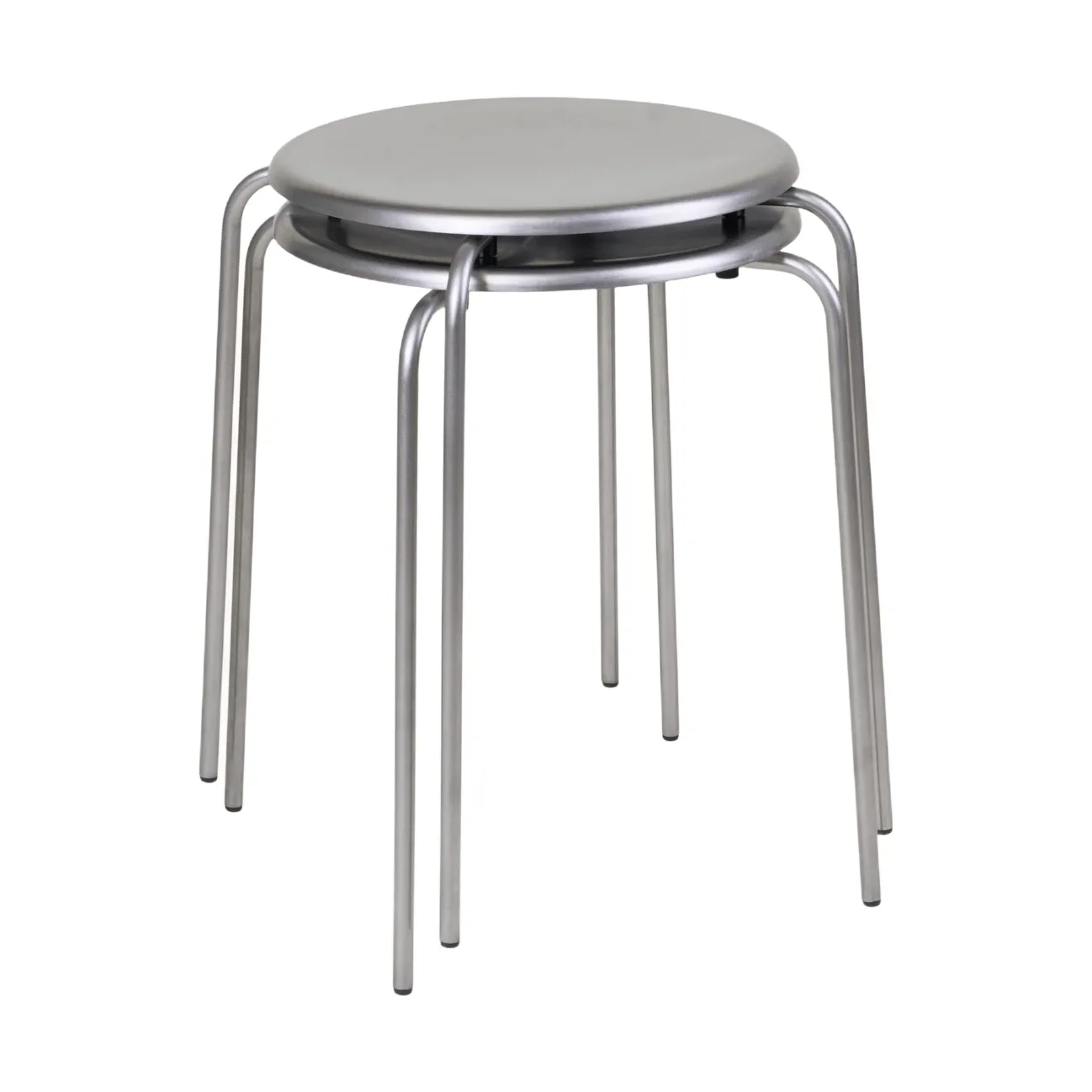 Petit Rond banco redondo, Aço inoxidável FRAMA