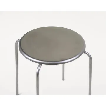Petit Rond banco redondo - Aço inoxidável - FRAMA
