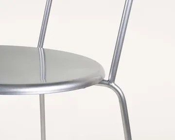 Petit Rond cadeira - Aço inoxidável - FRAMA