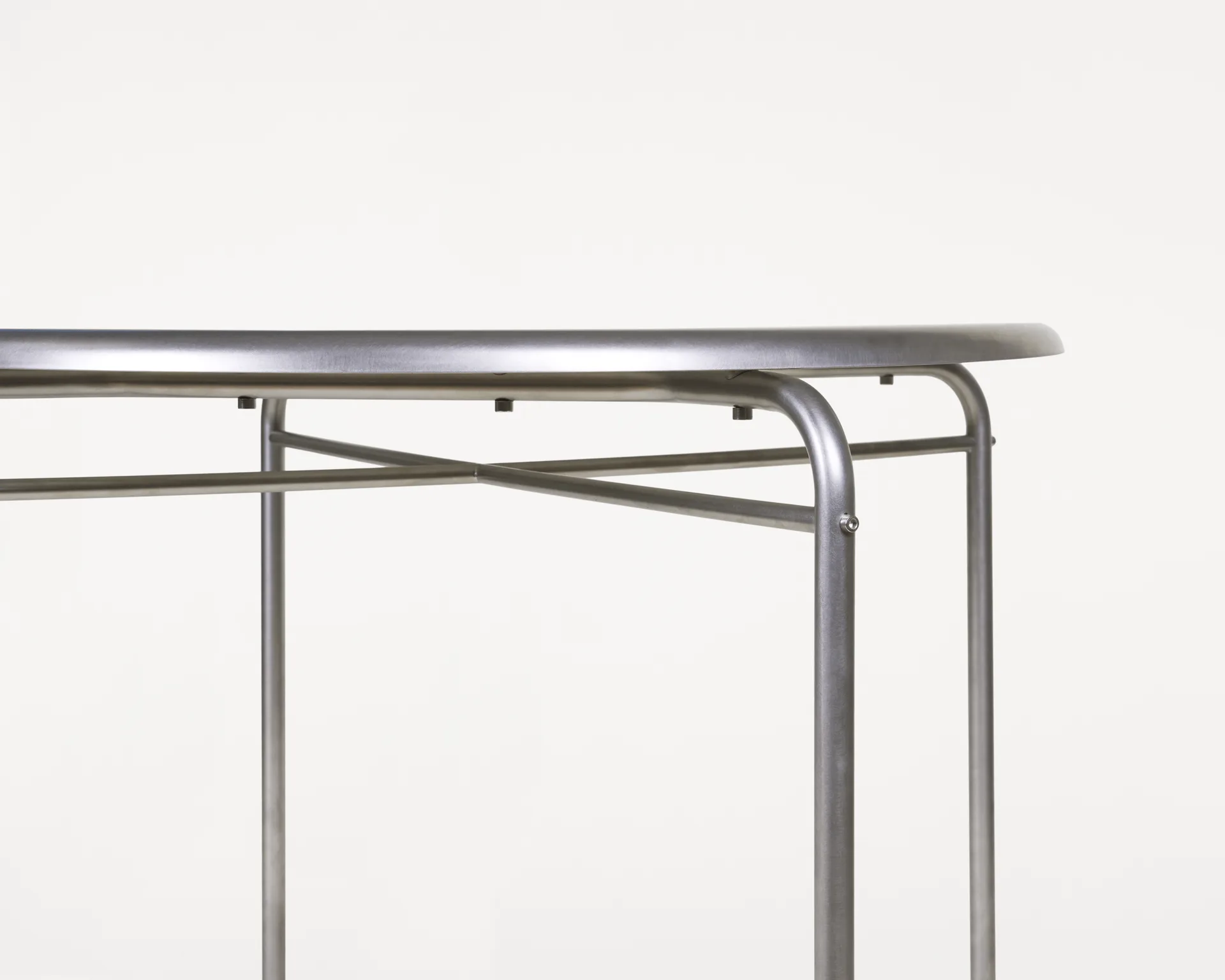 Petit Rond mesa, Aço inoxidável, Ø90x73 cm FRAMA