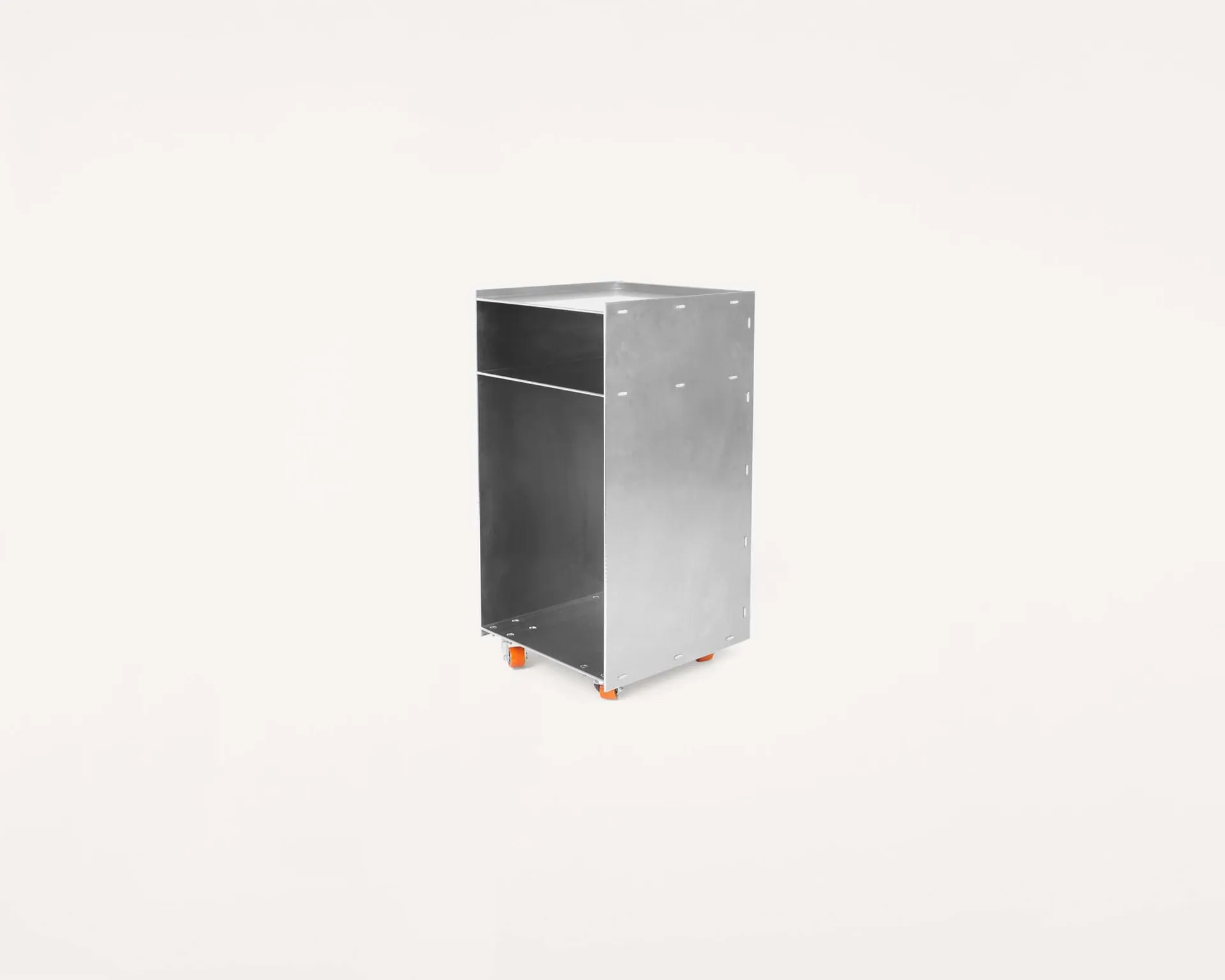 Rivet Cart mesa de apoio com rodas, Alumínio, 32,8x33,8x65 cm FRAMA
