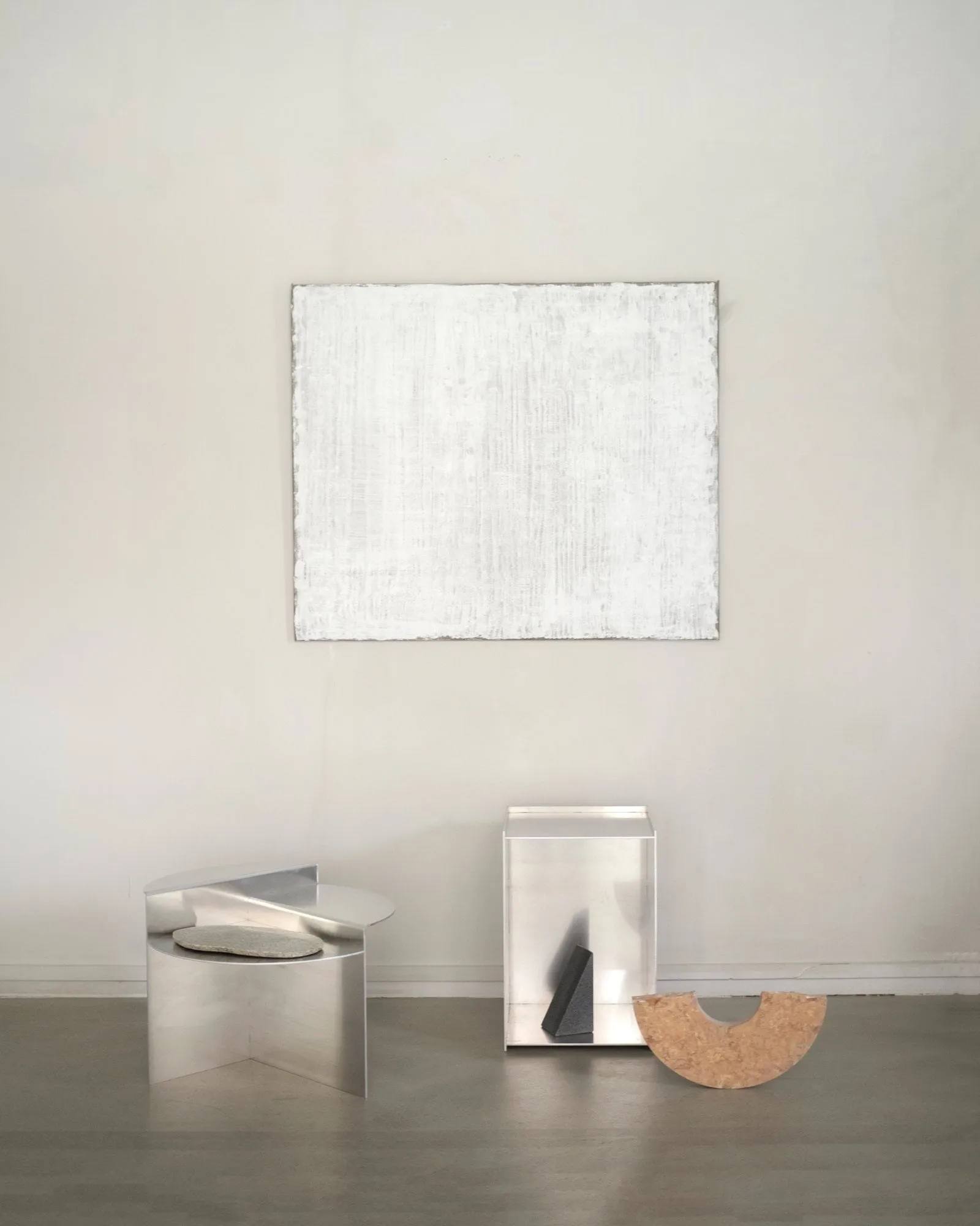 Rivet mesa de apoio, Alumínio, Ø51,3x40 cm FRAMA