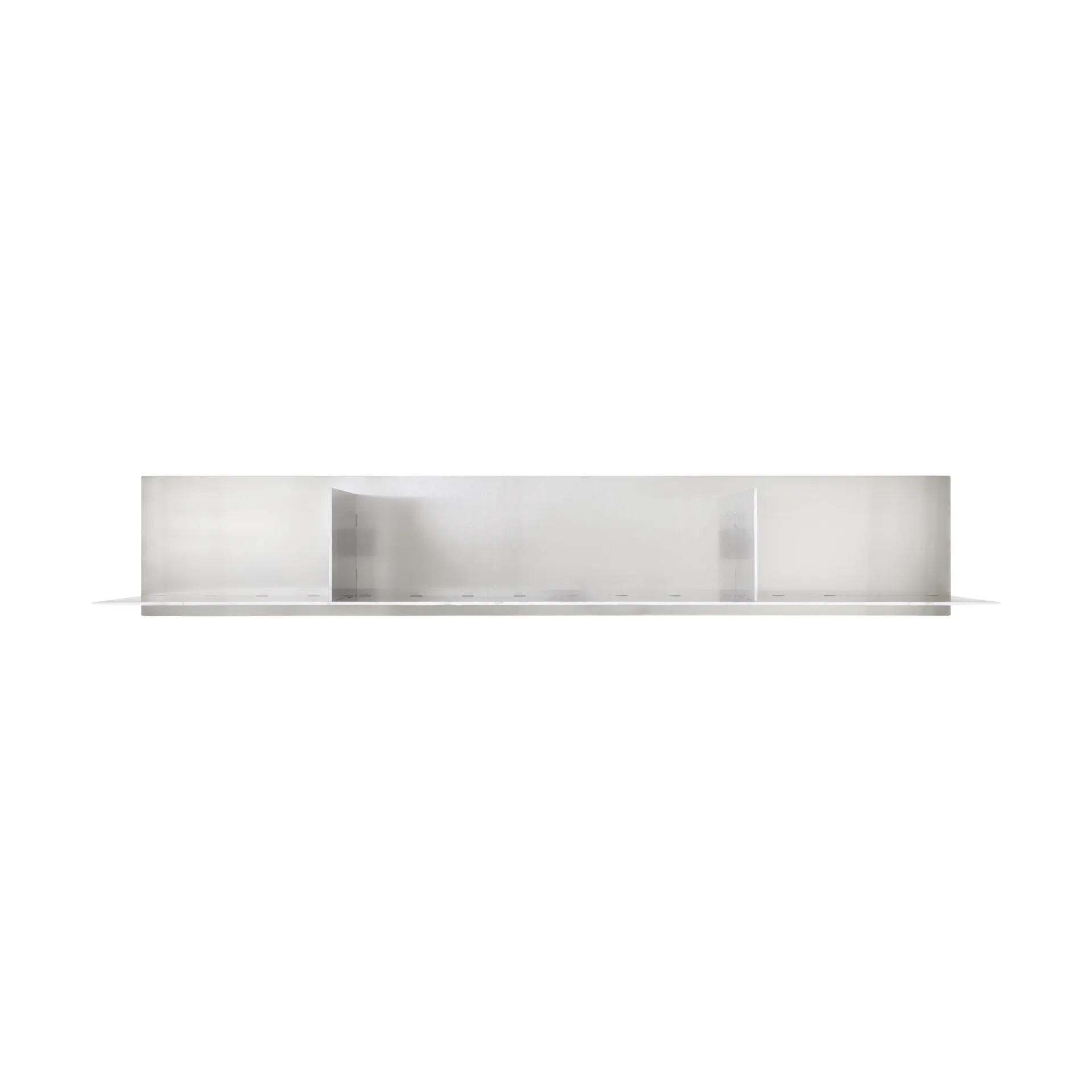 Rivet Shelf prateleira de parede, Aluminium, large, 119x20,6x22,5 cm FRAMA