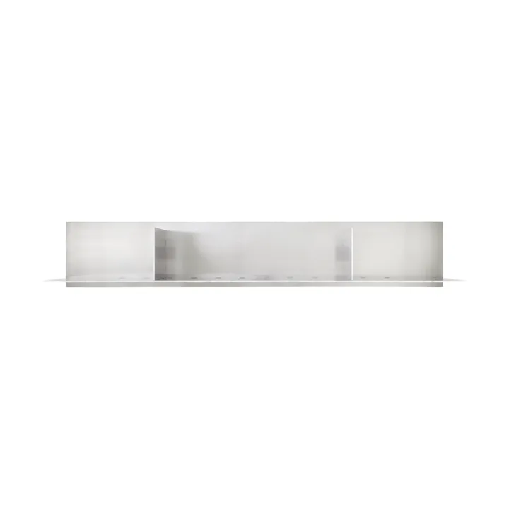 Rivet Shelf prateleira de parede - Aluminium, large, 119x20,6x22,5 cm - FRAMA