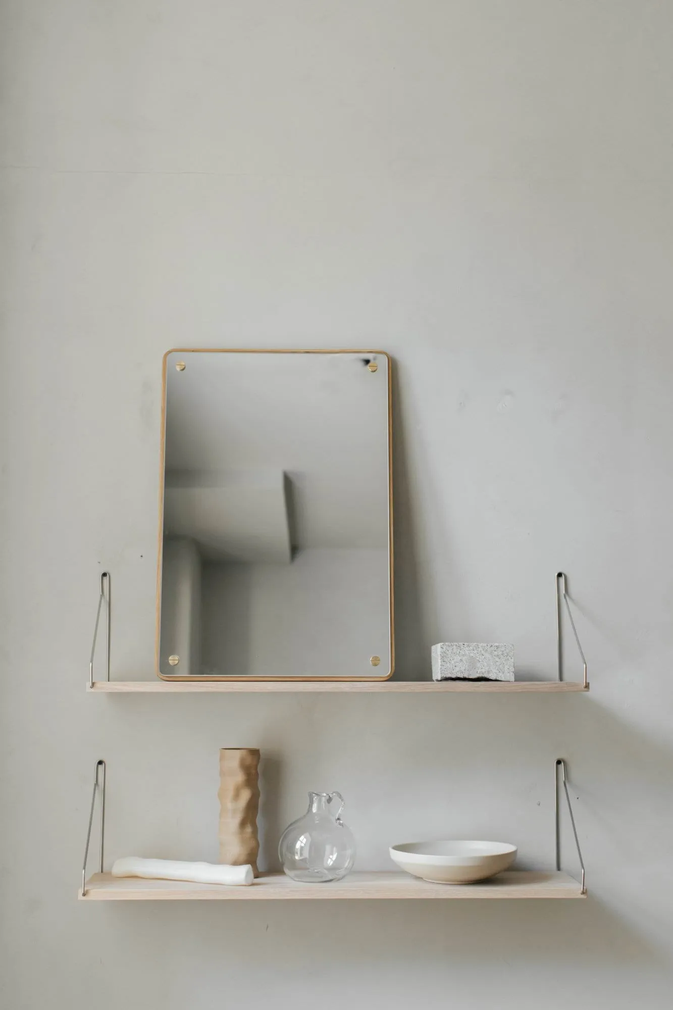 RM-1 Rectangular espelho, Carvalho, small, 58x40 cm FRAMA