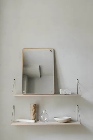 RM-1 Rectangular espelho - Carvalho, small, 58x40 cm - FRAMA