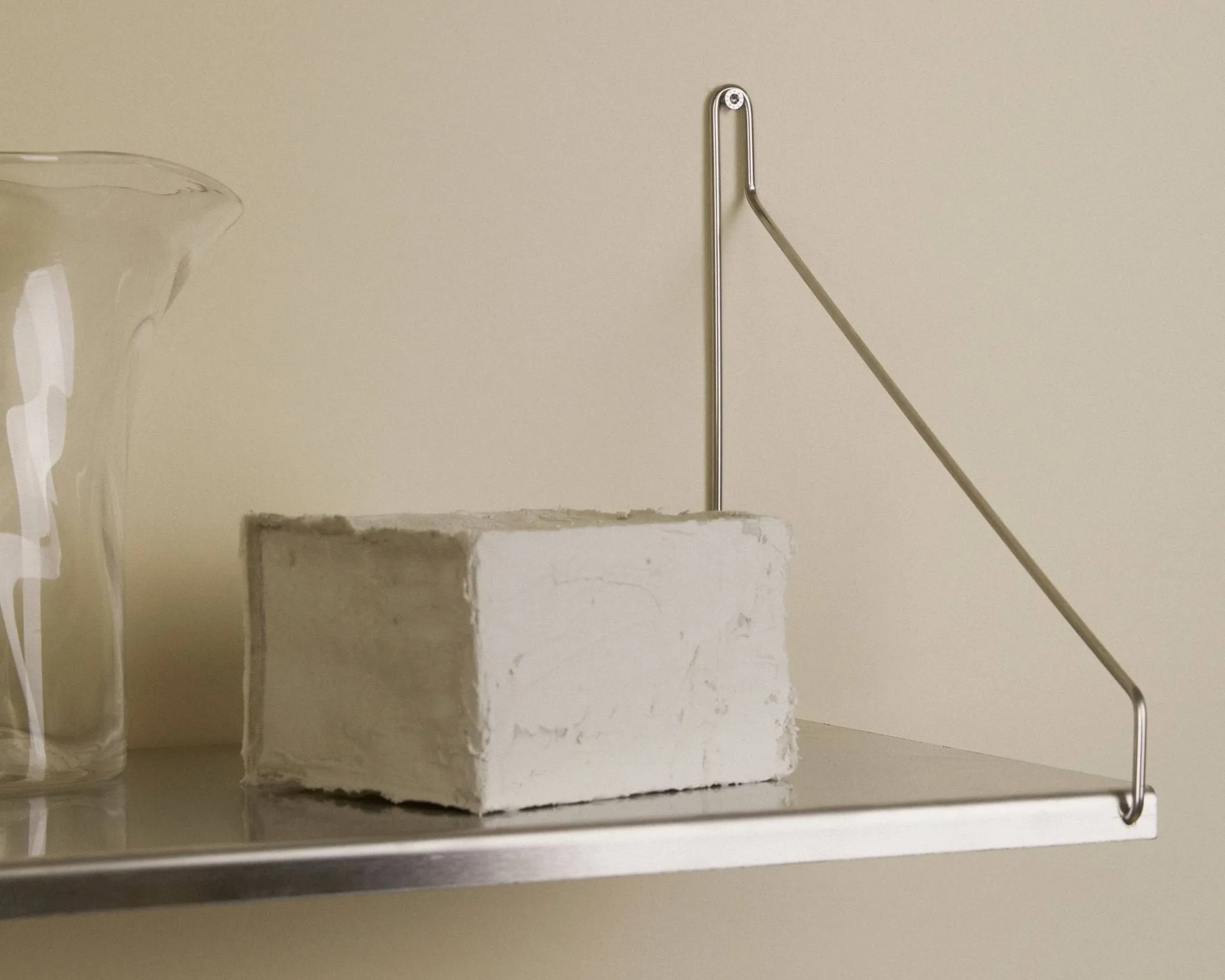 Single Shelf prateleira de parede, Aço inoxidável, 40x20 cm FRAMA
