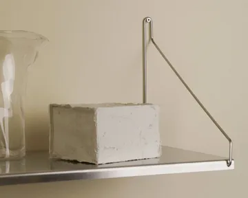 Single Shelf prateleira de parede - Aço inoxidável, 40x20 cm - FRAMA