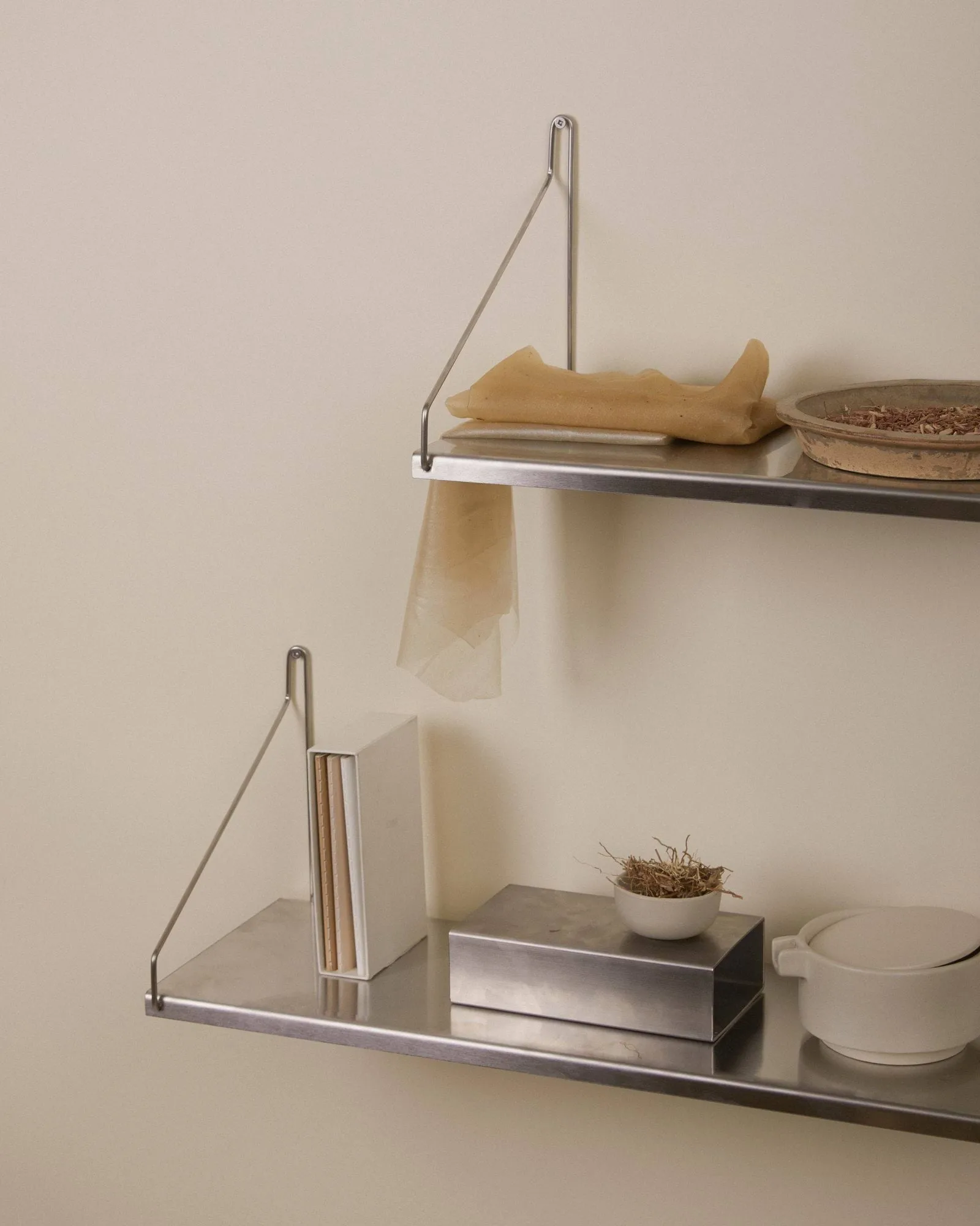 Single Shelf prateleira de parede, Aço inoxidável, 60x20 cm FRAMA